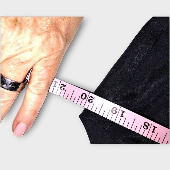 Soft Surroundings Womens Maxi Sz PL Black Dress Beaded Scoop Collar Elastic Wais - Picture 9 of 13